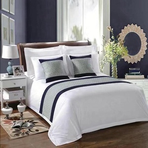 Venta al por mayor de sábanas de algodón planas blancas y lisas para hotel <span class=keywords><strong>en</strong></span> china, guangdong - Product Image 2