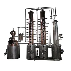 DYE distiller hybrid column alcohol copper alembic distilling craft vodka whisky gin rum brandy distillery still