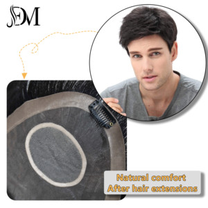 Parrucca <span class=keywords><strong>da</strong></span> <span class=keywords><strong>uomo</strong></span> in pizzo svizzero di alta qualità a prezzi accessibili 100% <span class=keywords><strong>capelli</strong></span> vergini traspiranti e invisibili parrucca - Product Image 2