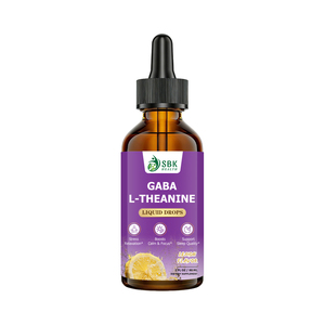 Best Seller Gaba L Theanine Liquid Drops Relax Tense Muscles and Relieve <b>Physical</b> Fatigue Immune Support Antioxidant Protection - Product Image 1