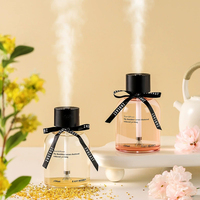 500ml Diffuser Minyak Esensial Alami untuk Dekorasi Rumah dengan Tombol Otomatis, Set Hadiah Aromaterapi Pewangi Ruangan untuk Ruang Tamu dan Kantor