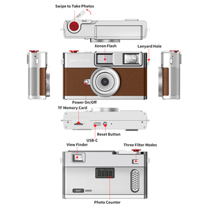 2026 Hotsale Film-Style Photos 8MP Screenless Lightweight Vintage Retro Digital Camera with Video <b>Capture</b> for Travel Beginner - Product Image 2