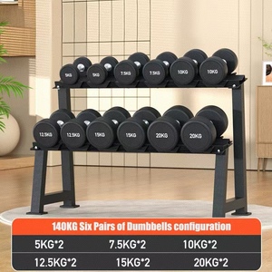 Bộ tạ tay kết hợp thép nguyên chất bọc cao su, dụng cụ tập luyện sức mạnh tại nhà dành cho nam - Product Image 5