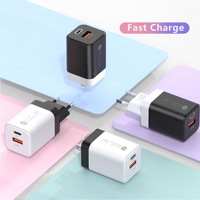 Adaptateur de chargeur de téléphone portable USA Europe, charge rapide pour iPhone, pour Samsung, chargeur universel compatible