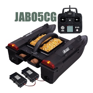 JABO 5CG Black JABO5CG, deux batteries 6.4V, sonar à quatre leurres, sonar, détecteur de poisson, 4 trémies, double coque, appât, <span class=keywords><strong>bateau</strong></span>, gps, pilote automatique - Product Image 2