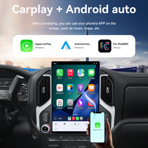 Baoshang Xe Đa Phương Tiện Máy Nghe Nhạc Đài Phát Thanh Navigation Android14 Stereo 15.6 ''Cho Chevrolet Silverado GMC SIERRA2019-2022 Tự Động Carplay - Product Image 3