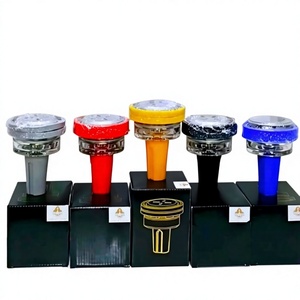 KHATEEB PREMIUM - BOCA DE CIGARRILLO ELECTRÓNICO HÍBRIDA DE VIDRIO Y SILICONA CON HMD METÁLICO INTEGRADO - Product Image 1