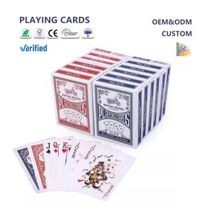 Cartas de Juego de Papel Personalizadas, 2 Mazos, Caja de Plástico, Barajas Personalizadas con Impresión de Logotipo, Ecológicas, para Casino en México y Latinoamérica - Product Image 1