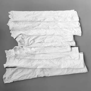 Trapos de Algodón Industriales, Trapos de Limpieza de Algodón Blanco, Trapos de Camiseta de Algodón Blanco, Trapos Blancos de Algodón Puro 100% Grado A, 10 kg - Product Image 1