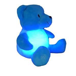 Giocattoli di peluche orso luci notturne musicali pancia per bambino che dorme panda bear - Product Image 3