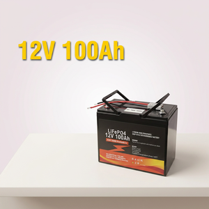 Grup Baterai LiFePO4 12V 100Ah dengan Bluetooth, Baterai Penyimpanan Tenaga Surya untuk RV, Motor Trolling Kapal, dan Sistem Off Grid - Product Image 1