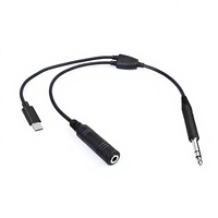 Nouveaux câbles de données GA et USB 3.5, câble d'enregistrement aérien avec convertisseur audio, sortie CC, adaptateur 3-en-1 pour pilotes