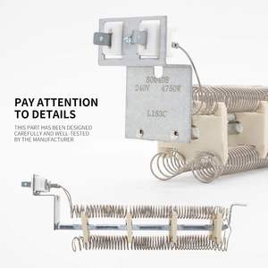 Mise à niveau du kit de thermostat Sikawai Elément chauffant du sèche-L248-80 pour les sèche-linge Whirlpool Magic Chef Modèle de pièce de rechange électrique - Product Image 3
