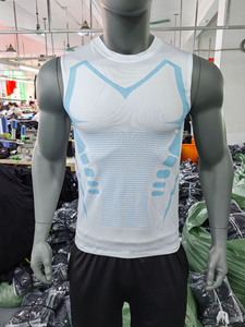 Mans <b>Compression</b> Tank Top Men Gym <b>Shirt</b> Sleeveless Quick Dry Sportswear Male Fitness Bodybuilding Vest Workout Muscle Top - Product Image 5