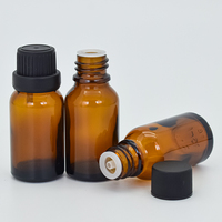 Vente en gros échantillon de parfum Mini 5ml 10ml Flacon compte-gouttes d'huile essentielle en verre ambré avec bouchon compte-gouttes