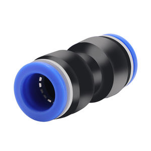 4/5/6/8/10/12/14/16 फिटिंग के लिए सीधे-सीधे प्लास्टिक बट के माध्यम से प्लास्टिक बट संयुक्त - Product Image 1