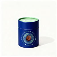 Boîte cadeau en forme de cylindre emballage de tube en papier rond pour parfum cosmétique conception personnalisée de luxe carton recyclable