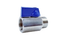 SS316 304 acier inoxydable Mini robinet à boisseau sphérique arrêt manuel avec média d'eau à extrémité filetée interne et externe BSPT