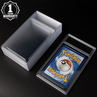 Étui rigide en acrylique PSA avec étiquette, résistant aux UV, pour cartes gradées, pour le rangement et la présentation de cartes TCG, sportives et de baseball