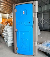 Toilettes mobiles en plastique durable, portables, pour l'extérieur, pour les lieux publics, les stations, les travaux routiers et les chantiers de construction