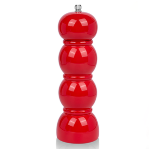 Macinapepe e Macinasale in Legno Setron con Manopola Rotante Colorata, Lavabile in Lavastoviglie, Uso Manuale per Cucina Domestica - Product Image 1