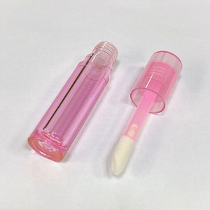 Tube <span class=keywords><strong>Lip</strong></span> <span class=keywords><strong>Gloss</strong></span> Bentuk Es Loli Merah dengan Aplikator Berbulu, Harga Pabrik Murah, Label Pribadi, Grosir untuk Anak-Anak - Product Image 3