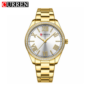 Reloj Casual de Moda para Hombre, 9088 CURREN, Movimiento Analógico, Correa de Cuero y Aleación, Resistente al Agua, Estilo Retro, 20mm - Product Image 1