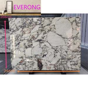 Nouveau <span class=keywords><strong>prix</strong></span> de dalle d'alto Calacatta Marble Trend par <span class=keywords><strong>M2</strong></span> pour la conception de comptoir de cuisine intérieure - Product Image 4