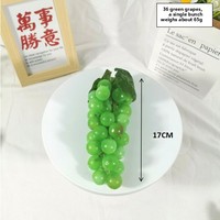 Simulatie Druivencluster Nepfruitmodel Kunststof rozijnen Semi-manueel Semi-mechanisch Binnendecoratie Hangend ornament Groen