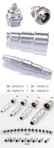 Hochwertige K-Serie 0K 1K 2K 3K FGG SGG <span class=keywords><strong>EEG</strong></span> PHG Zirkulärer Selbstverriegelnder Hochbelastbarer Wasserdichter Steckverbinder IP68 Vergoldet - Product Image 6