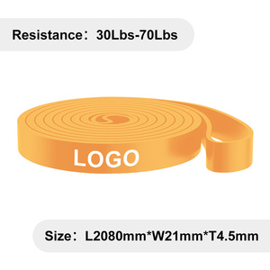 Ensemble de bandes de résistance avec logo personnalisé, 5 niveaux, avec sac de transport pour l'exercice, adultes, équipement portable de yoga, pilates, gym, entraînement - Product Image 6