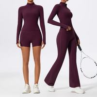 Ensemble veste à manches longues et short pour femme, tenue assortie en deux pièces, ensemble décontracté d'été, OEM ODM, logo personnalisé