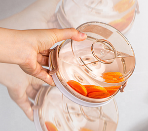 Conteneur de rangement alimentaire de cuisine hermétique, écologique, moulé par injection en PP, scellé sous vide manuel, de haute qualité, en gros - Product Image 6