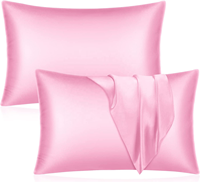 Taie d'oreiller en soie personnalisée en satin Taie d'oreiller en soie de luxe mûrier logo personnalisé cadeau taie d'oreiller en soie et ensemble de bonnet livraison directe