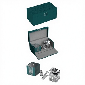 Brûleur d'encens électrique carré doré Bakhoor, style Dubaï, en bois de santal aromatique, pour décoration de maison et de fête, avec diamants colorés, meilleures ventes - Product Image 2