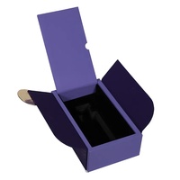 Boîte cadeau de parfum de luxe, boîte d'emballage pliable magnétique, gaufrage, laminage UV pour une présentation haut de gamme
