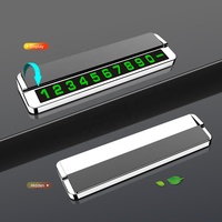 SIGH-Tarjeta uminosa para interior de coche, accesorio con soporte abatible