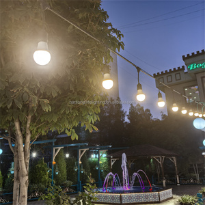 A60 E27 Socket <span class=keywords><strong>Led</strong></span> <span class=keywords><strong>String</strong></span> Lights con 5W 7W 9W Comercial Impermeable IP65 Luces de adorno al aire libre para la decoración de vacaciones - Product Image 2