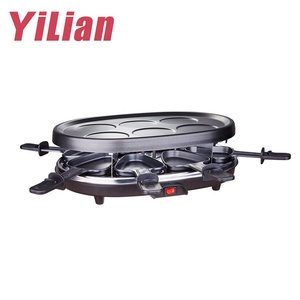 Grill électrique en acier pour <span class=keywords><strong>raclette</strong></span> avec surface antiadhésive pour un fromage parfaitement fondu, facile à utiliser et à déguster - Product Image 4