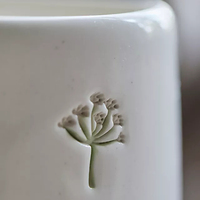 Nouveau design encre tasse Ins Style Design pissenlit tasse en céramique café petit déjeuner tasse grès tasses