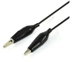 Câble audio 3,5 mm mâle stéréo pour téléphone vers pinces crocodiles - Product Image 3