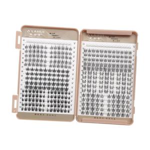 Set di ciglia miste individuali a grappolo per appuntamenti e fotografie di vacanze-ciglia finte Premium - Product Image 3