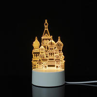Lampe Illusion 3d Led Custom Room Décorative Enfants Usb Batterie Acrylique 3d Led Veilleuse Lampe de Table 3d Lumières Pour Enfants Cadeau