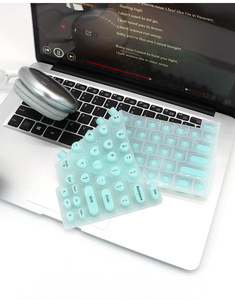 Nổ Fit Lenovo máy tính xách tay miếng đệm bàn phím <span class=keywords><strong>Silicone</strong></span> di động chăm sóc móng tay Bàn phím bụi bảo vệ cho móng tay dài công cụ đánh máy - Product Image 4