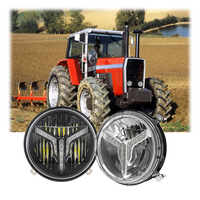 Phare LED haute puissance LHD RHD pour machine agricole, tracteur, 41W, faisceau Hi/Lo