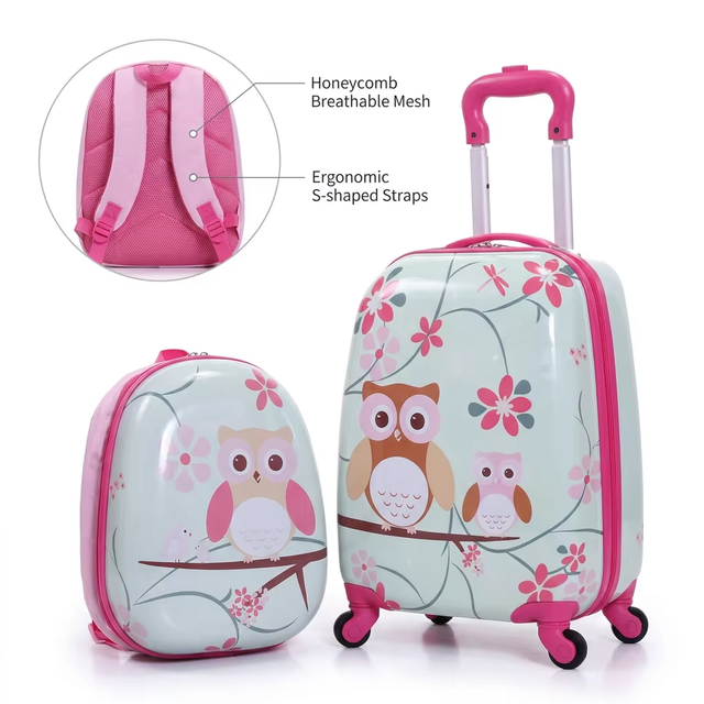 Ergonomic Orthopedic Back to School Bag, Lightweight Waterproof Cartoon Backpack, Breathable Bookbag for Boys & Girls