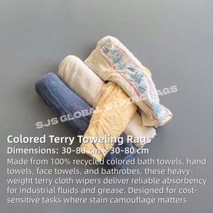 ผ้าขนหนูสีทำจากผ้าฝ้ายแท้ ซึมซับได้ดี ใช้งานได้ยาวนาน สำหรับทำความสะอาดและบำรุงรักษาอุปกรณ์อุตสาหกรรม - Product Image 2