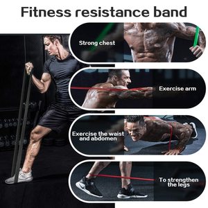 NQ SPORTS Fasce <span class=keywords><strong>di</strong></span> Resistenza Nere Spesse e Robuste per Esercizi Yoga e <span class=keywords><strong>Allenamento</strong></span>, Bande Elastiche per <span class=keywords><strong>Allenamento</strong></span> 2080*6.4*4.5mm - Product Image 4