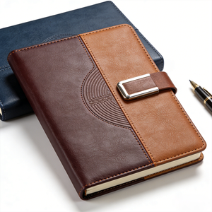 Agenda de Cuero de Tapa Dura <span class=keywords><strong>para</strong></span> Suministros de Oficina, Venta al Por Mayor de Fábrica - Diario Académico A5/A4, Cuaderno Planificador Diario/Mensual <span class=keywords><strong>para</strong></span> Trabajo y Estudio - Product Image 5