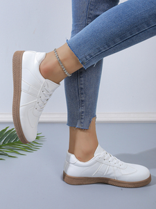 <span class=keywords><strong>Scarpe</strong></span> da corsa Casual in <span class=keywords><strong>gomma</strong></span> <span class=keywords><strong>bianca</strong></span> di alta qualità per donne alla moda classico Design morbido antiscivolo per tutte le stagioni-estate - Product Image 2